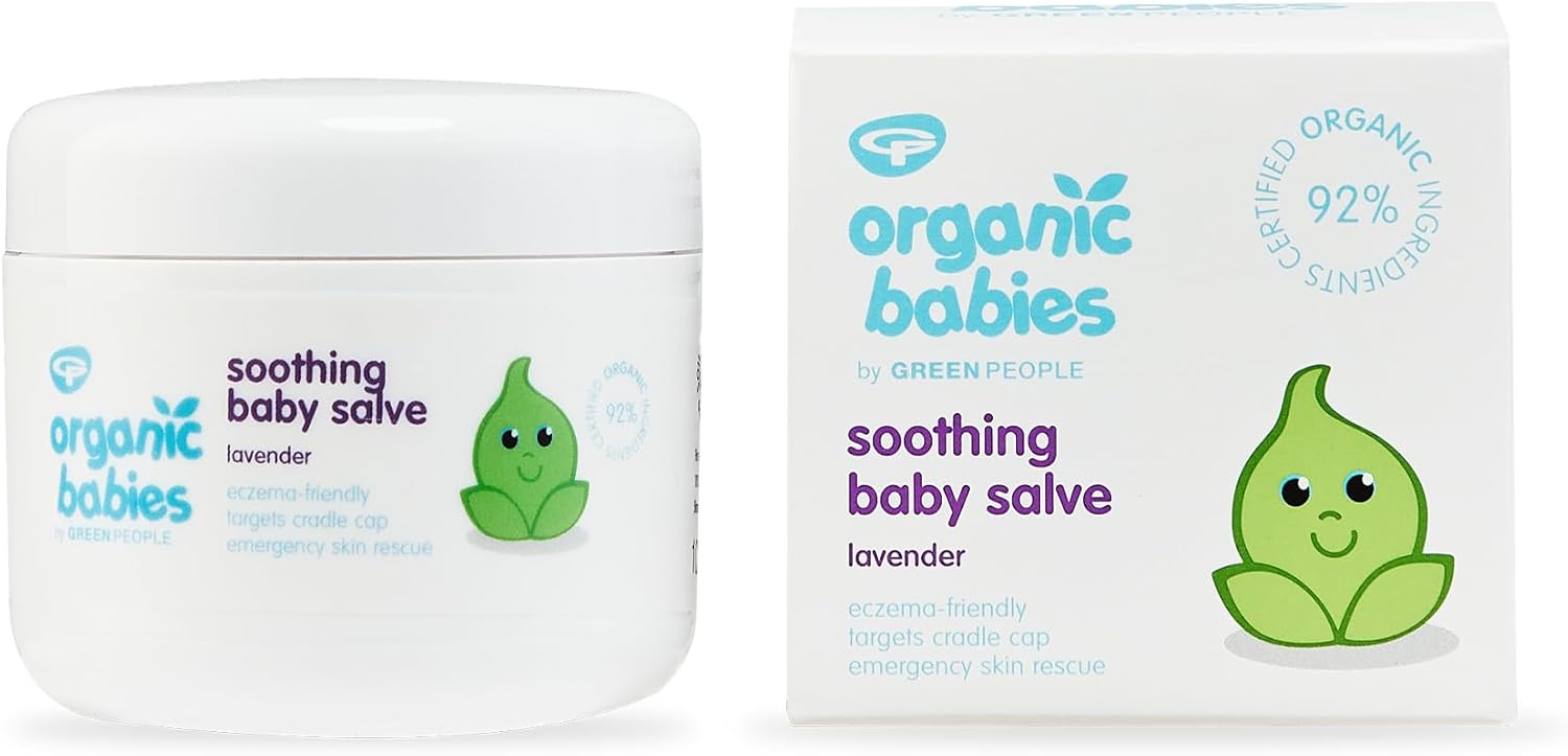 Green People Organic Babies Soothing Baby Salve - Natural & Organic Lavender - Eczema-Friendly - Paraben Free, 100ml : Amazon.co.uk: Baby Products