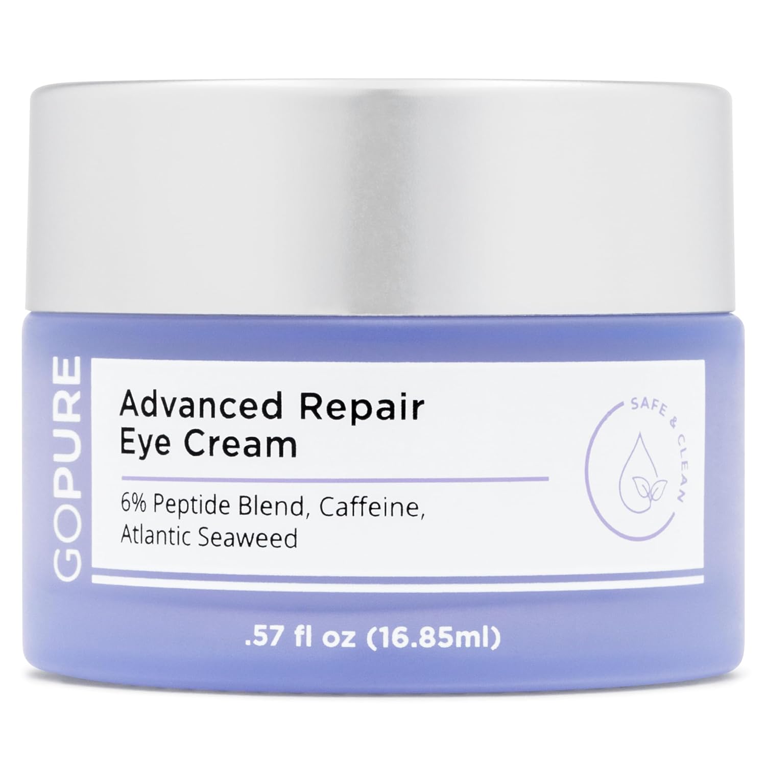 Gopure Advanced Repair Eye Cream - Under Eye Cream For Puffiness, Bags, And Dark Circles, Visibly Improve The Look Of Fine Lines, Wrinkles, And Crows Feet - 0.57 Fl Oz