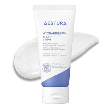 Aestura Atobarrier365 Cream With Ceramides, Korean Face Moisturizer For Barrier Repair | 120H Lasting Hydration, Ceramide Capsules, Dry & Sensitive Skin, Non-Comedogenic, 80 Ml / 2.70 Fl.Oz