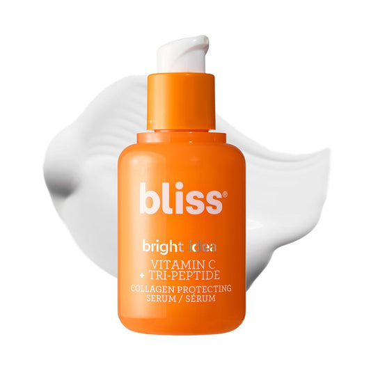 Bliss Bright Idea Vitamin C + Tri-Peptide Brightening Serum & Bliss Blackhead Breakdown - 1 Oz - Blackhead Purifying Stick