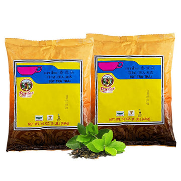 Thai Iced Tea Mix, Traditional Restaurant Style, 16 Oz. (Pack Of 2)