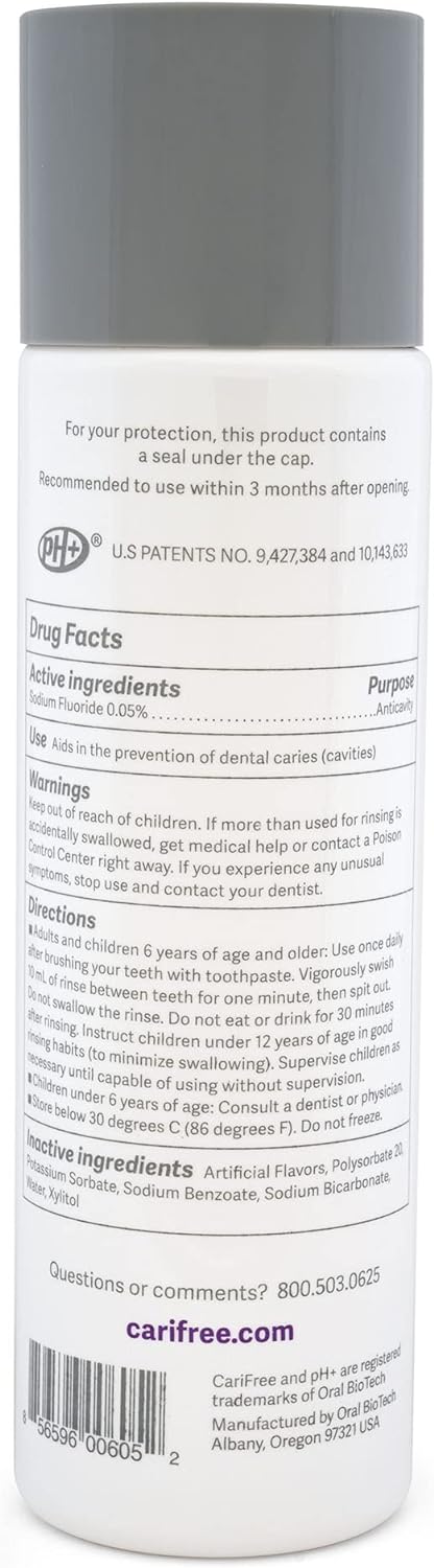 Buy CariFree Maintenance Rinse (Grape): Fluoride Mouthwash | Dentist Recommended Anti-Cavity Oral Care | Xylitol | Neutralizes pH | Freshen Breath | Cavity Prevention | Alcohol Free (6-Pack) on Amazon.com ? FREE SHIPPING on qualified orders