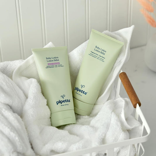 Pipette Baby Lotion - New & Improved Formula, Hydration & Natural Moisture Of Baby'S Delicate Skin, Renewable Plant-Derived Squalane, Vanilla + Ylang Ylang Aroma, 5.7 Fl Oz
