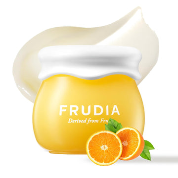 Frudia Citrus Brightening Face Cream, Vitamin C Korean Face Moisturizer W/61% Mandarin Peel Extract, Melazero & Vitamin C For Radiant Skin (0.35 Fl Oz)