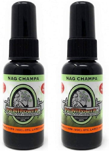 2x Bluntpower Nag Champa Type 1 Oz. Non-aerosol Spray Air Freshener : Health & Household