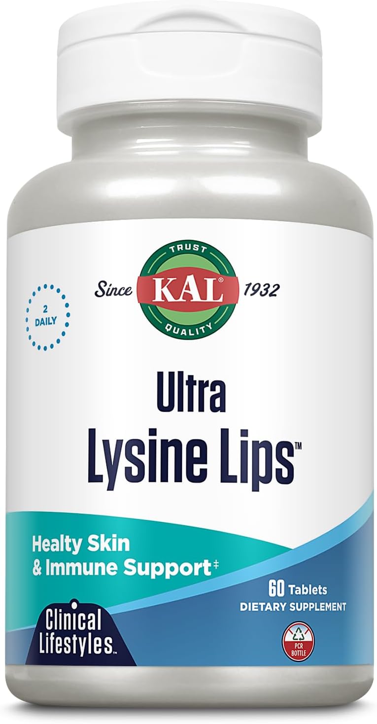 Kal Ultra Lysine Lips Tablets, 60 Count