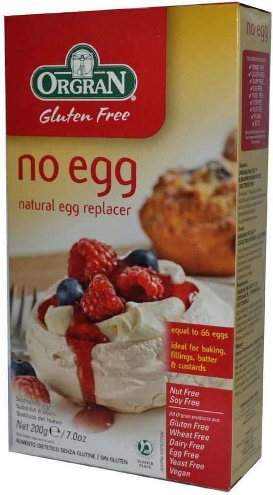 Orgran Gluten Free No Egg Natural Egg Replacer 200G (Case Of 8)