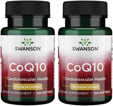 Swanson Coq10 60 Milligrams 120 Sgels (2 Pack)