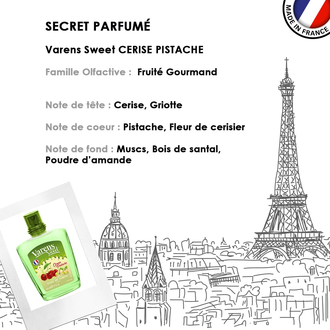 Ulric De Varens Sweet Cerise Pistache Eau De Parfum Spray 1.7 Oz : Beauty & Personal Care