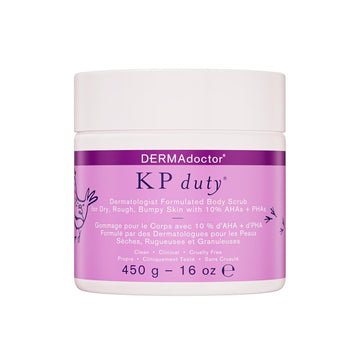 Dermadoctor Kp Duty Body Scrub Dermatologist Formulated Exfoliant For Keratosis Pilaris And Dry, Rough, Bumpy Skin With 10% Ahas + Phas, 16 Fl Oz