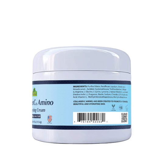 ALFA VITAMINS Collagen Amino Cream with Vitamin E. Rejuvenates the Skin/Aging/Wrinkles/Revitalizing/Moisturizer - 4 Oz