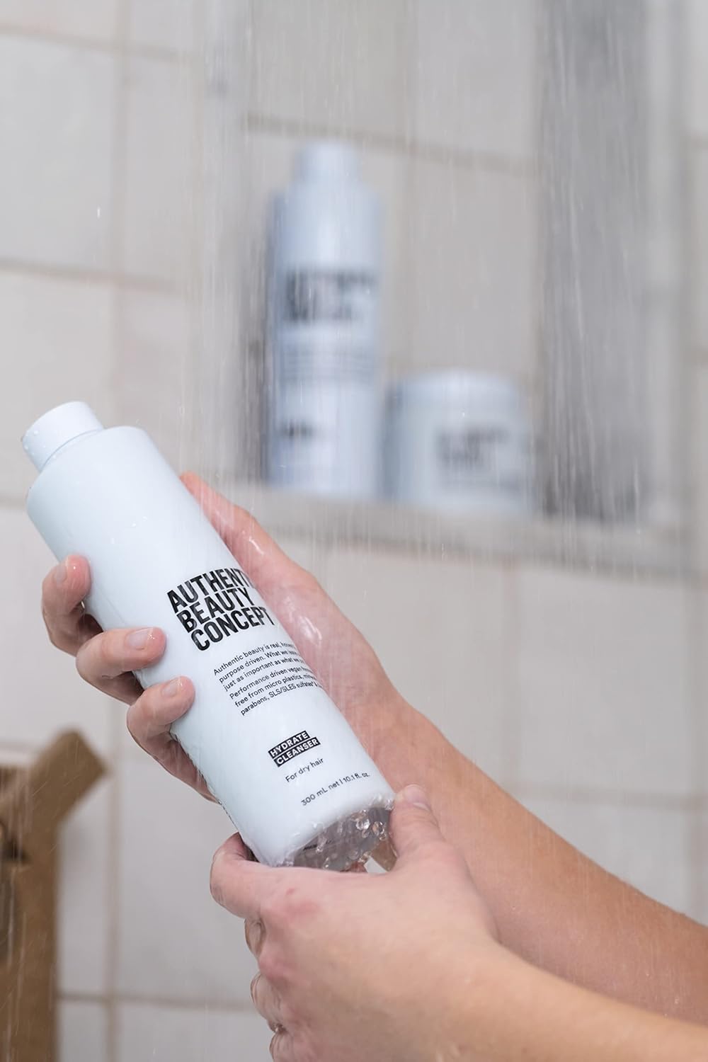 Authentic Beauty Concept Hydrate Cleanser | Moisturizing Cleansing Shampoo | Normal To Dry Or Curly Hair | Vegan & Cruelty-Free | Sulfate-Free | 1.6 Fl. Oz. : Beauty & Personal Care