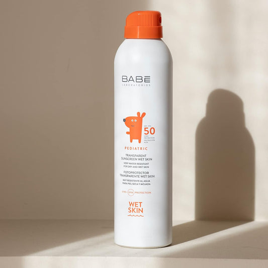 Babe Pediatric Transparent Sunscreen Wet Skin Spf50 200 Ml