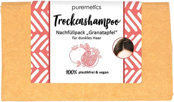 Puremetics Refill Pack: Dry Shampoo 'Pomegranate' | Dry Shampoo For Sprinkling | Dry Shampoo Without Plastic And Aerosols