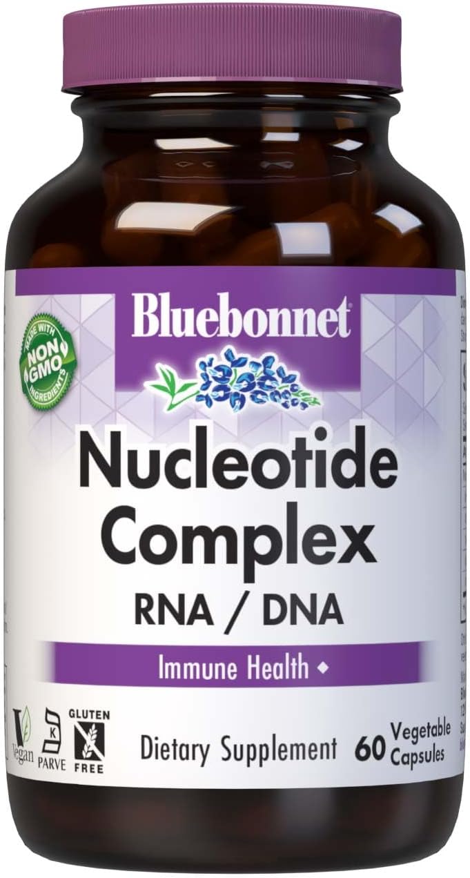 Bluebonnet Nucleotide Complex Supplement, 60 Count, White