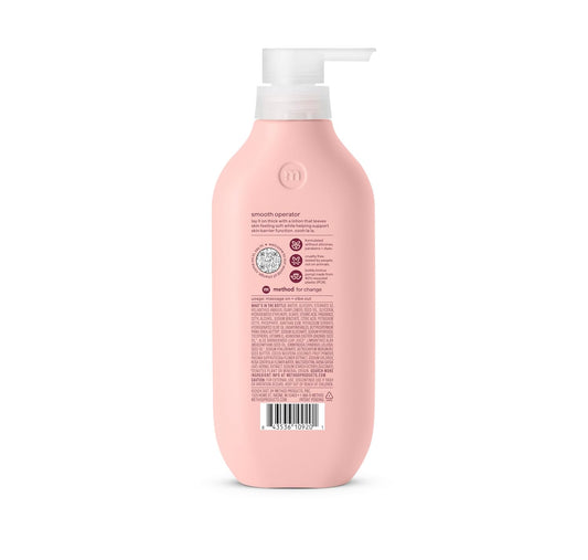 Method Body Lotion, Pure Peace, Rose Water, Peonies + Pink Sea Salt Notes, 24 Hours Of Moisture, 14 Oz