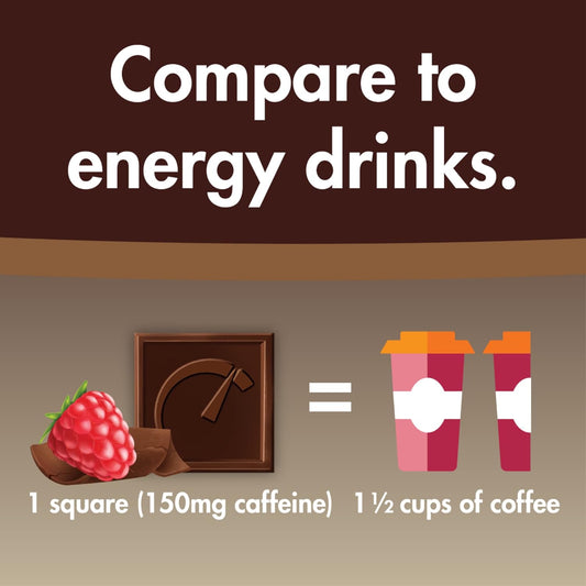 ZenEvo – Driving Energy Berry Dark Chocolate With Caffeine - Caffeinated Chocolate Energy Bites – Low Calorie, Kosher, Gluten Free Snack – 50 Count