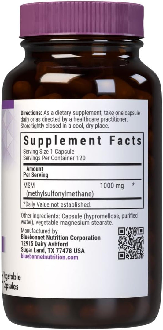 Bluebonnet Msm Supplement, 120 Count (743715009608)