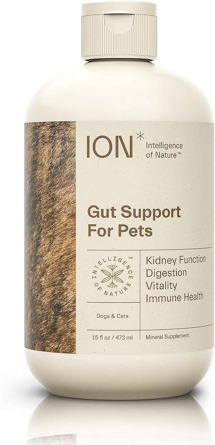 Ion Intelligence Of Nature Gut Support For Pets | Strengthens Digestion, Supports Kidneys, Aids Immune Function, And Defends From Food Toxins (8 Ounce)