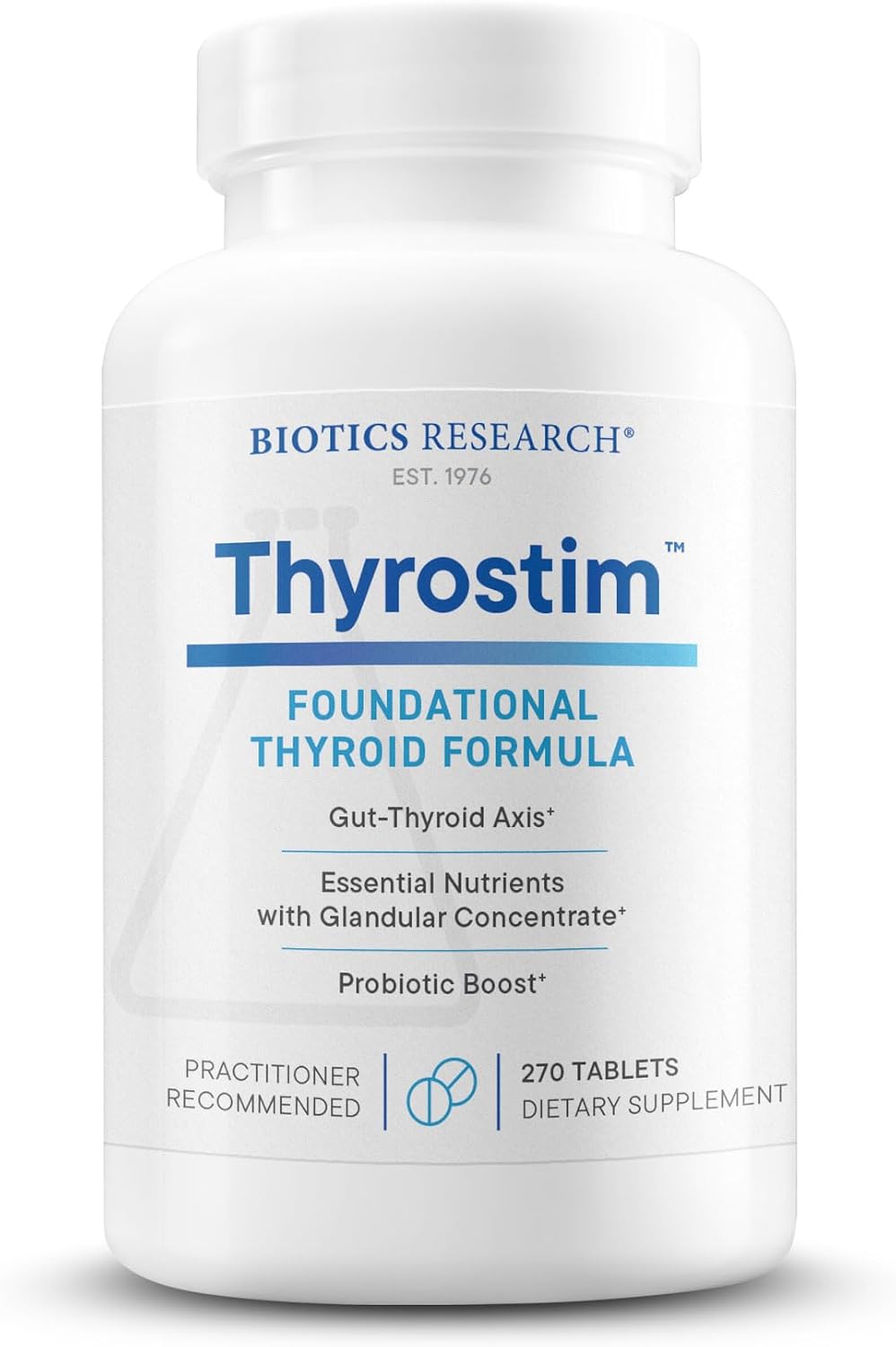 Biotics Research Thyrostim™ –Endocrine Support, Balance Thyroid Hormones, T3, T4. Support Thyroid Gland, Boost Metabolism, Aid In Digestion. Support Nervous System 90 Tablets