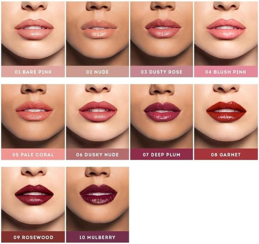 Nude By Nature - Moisture Shine Lipstick - 10 Mulberry