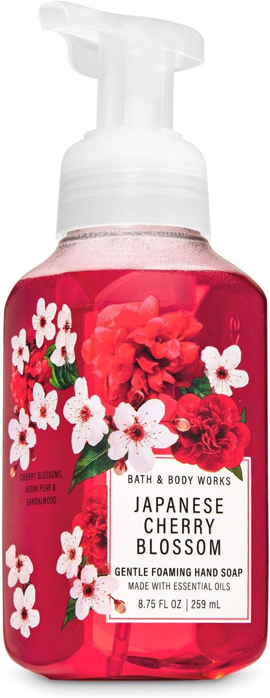 Bath & Body Works Japanese Cherry Blossom Gentle Foaming Hand Soap 8.75 Oz / 259 Ml