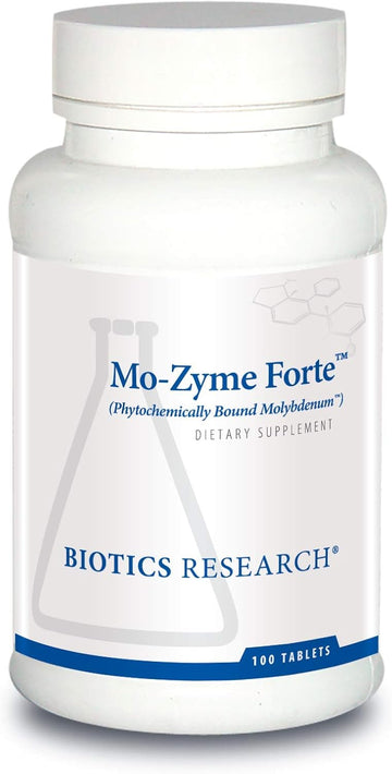 Biotics Research Mozyme Forte Molybdenum 150 Mcg, Liver Support, Detoxification, Essential Trace Element, Healthy Metabolism, Antioxidant Support 100 Tablets