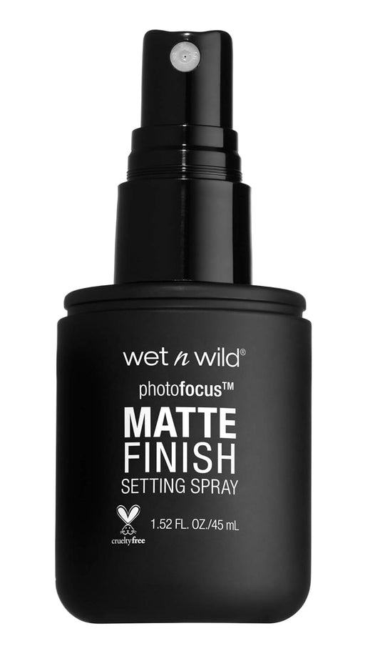 Wet N Wild Setting Spray Photo Focus Matte Finish Spray For Makeup | Long Lasting | Vegan | Cruelty Free Makeup Primer