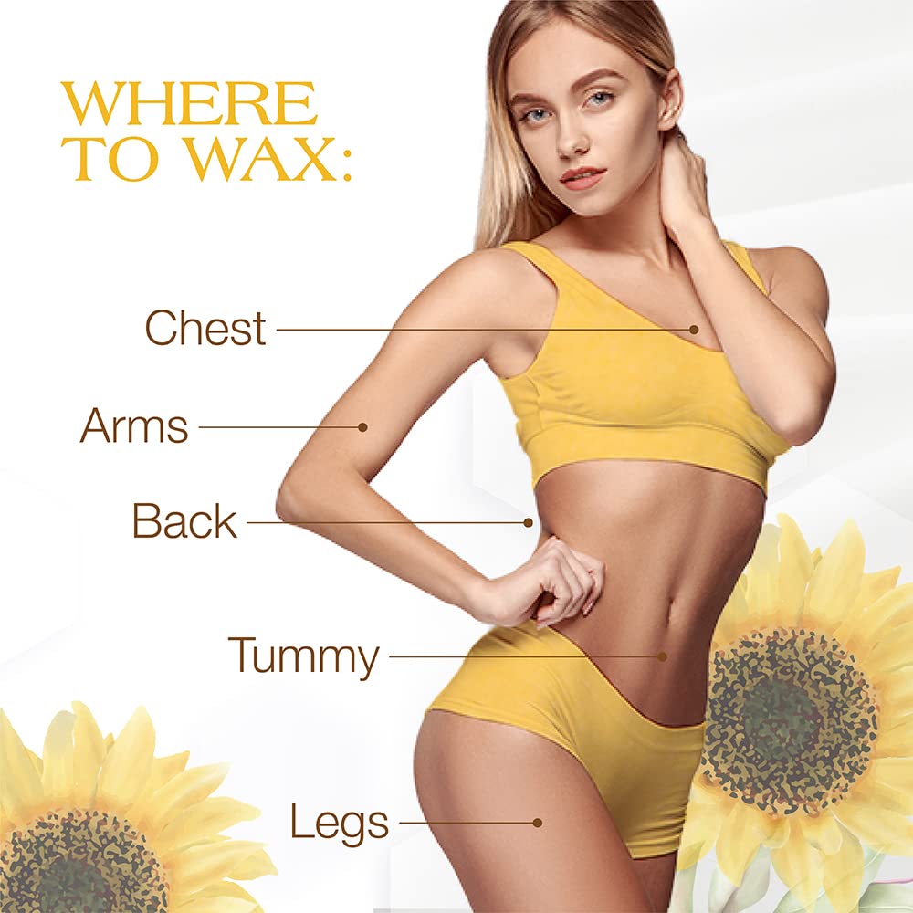 Gigi Wax Strips Non Woven For Hair Removal - Large Cloth Waxing For Arms, Legs, Chest, And Bikini Line, 100 Strips : Hair Waxing Strips : Beauty & Personal Care