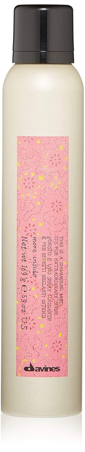 Davines This Is A Shimmering Mist, Light Finishing Mist For Added Shine, Gloss And Moisturizing Anti-Frizz Protection, 169 G