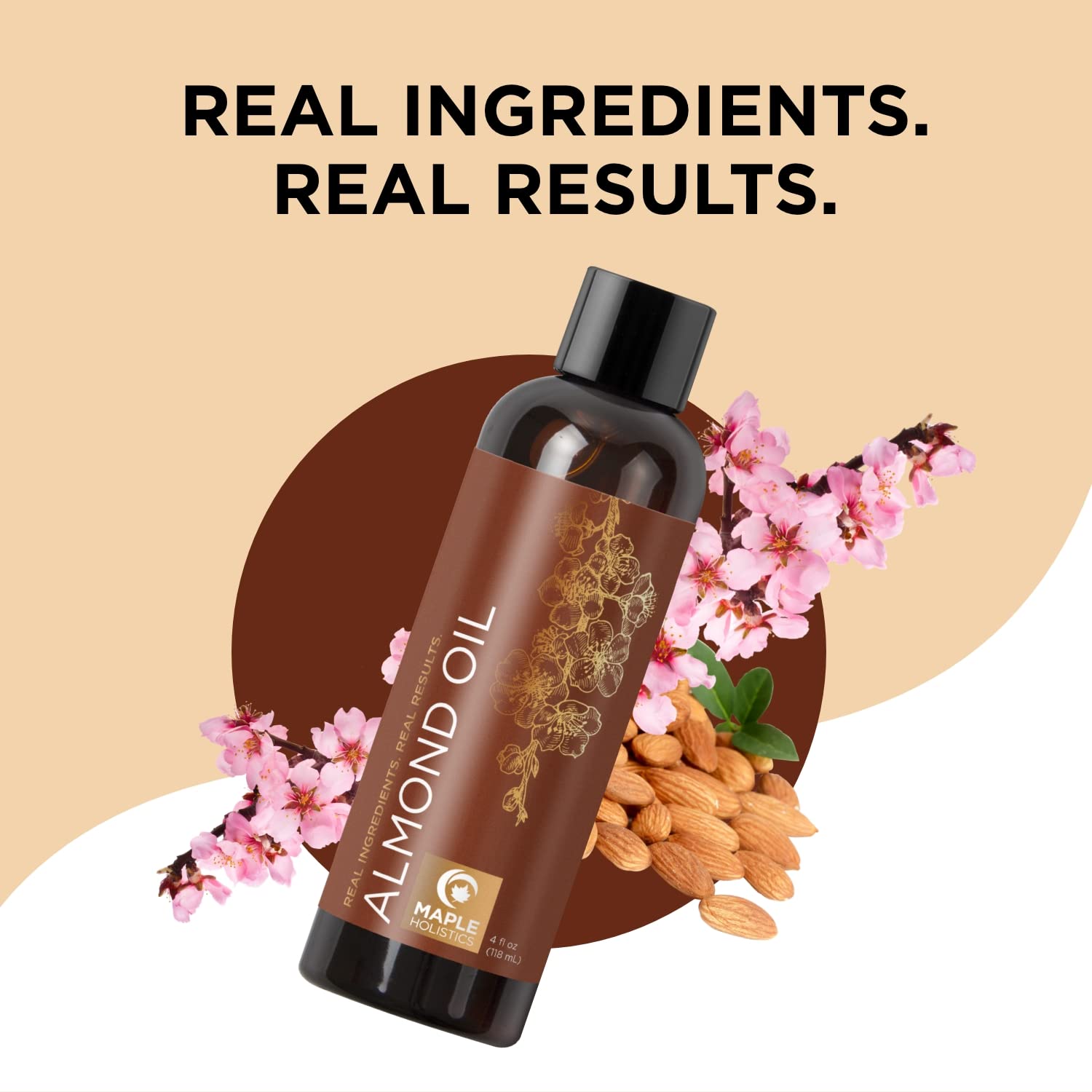 Cold Pressed Sweet Almond Oil - Pure Sweet Almond Oil for Skin Care and Moisturizing Body Oil for Men and Women - Carrier Oil for Essential Oils Mixing for Hair Skin and Nails DIY Beauty Products 4oz : Beauty & Personal Care