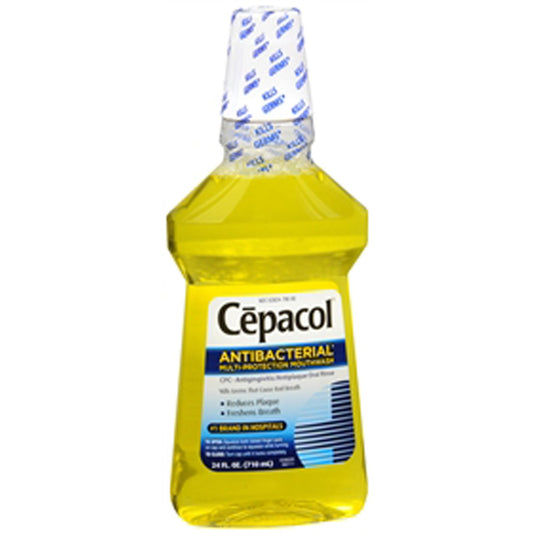 Cepacol Antibacterial Mouthwash, Gold, 24Oz : Beauty & Personal Care