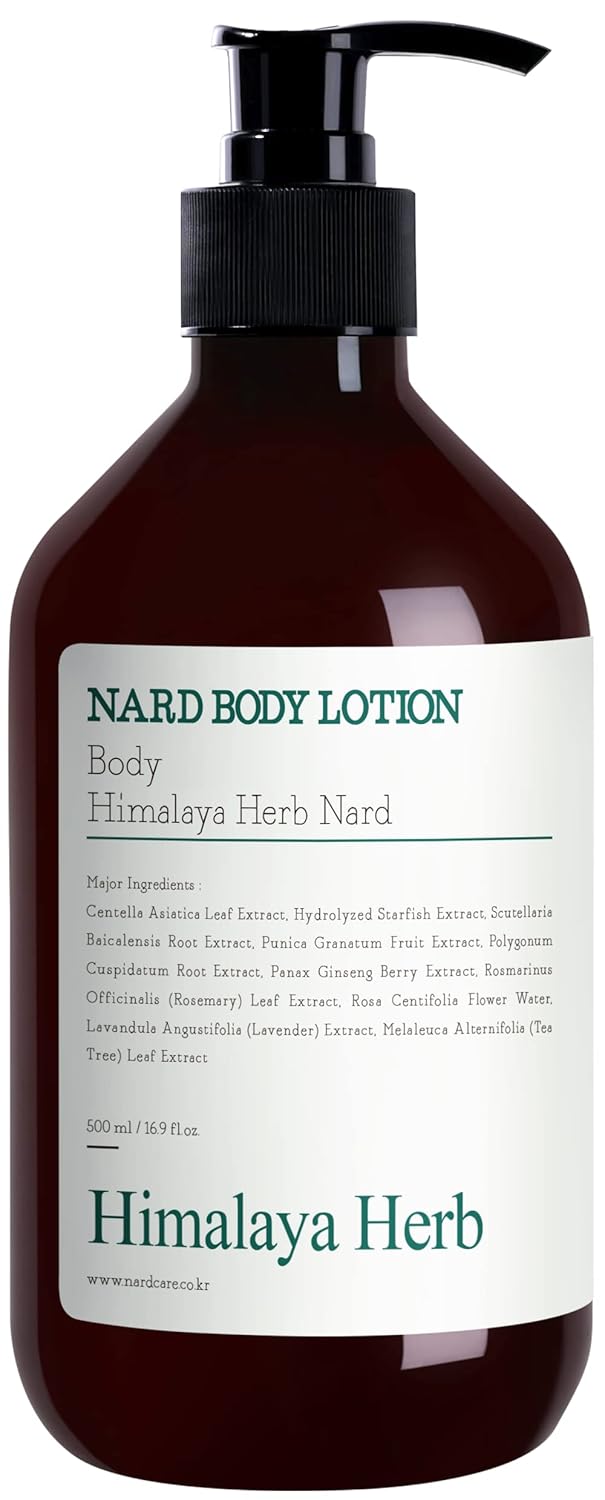 Nard Body Lotion Tea Tree Rosemary - Moisturizing, Calming, Nourishing For Dry Skin (Containing Tea Tree Extract, Centella Asiatica, And Shea Butter) - 16.9 Oz