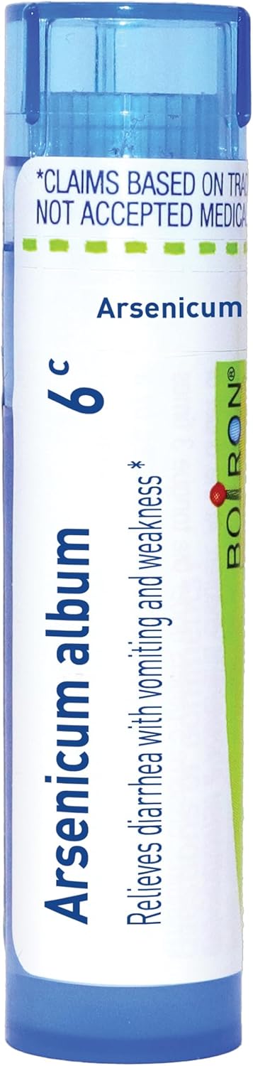 Boiron Arsenicum Album 6C Homeopathic Medicine For Food Poisoning - 80 Pellets
