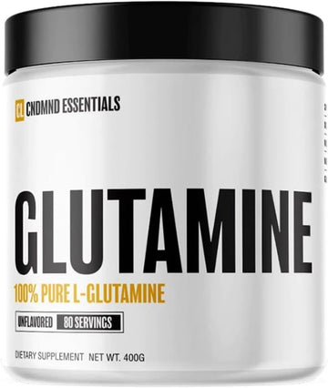 Condemned Labz 100% Pure L-Glutamine Powder | Glutamine Supplement For Men & Women | Recovery & Gut Health | Gluten Free & Non-Gmo | 80 Servings (Unflavored)