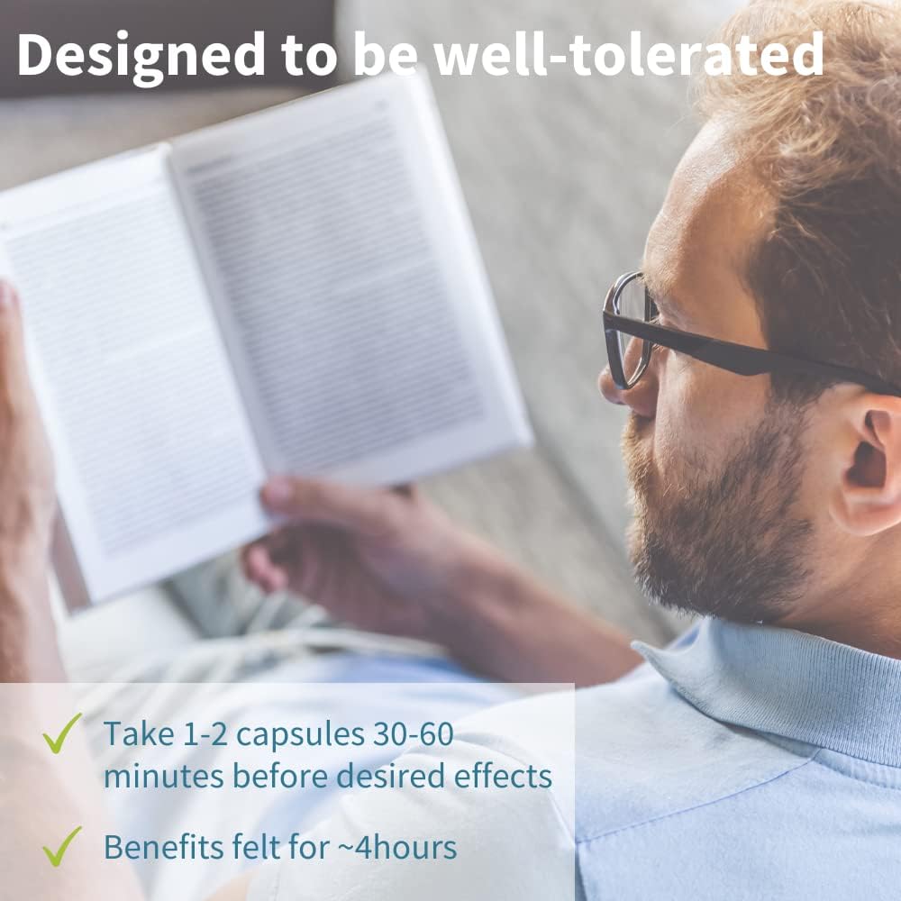 Focus Comprehensive Nootropic, 200mg Caffeine, Methylated B Vitamins, L-Theanine, Taurine, L-Tyrosine, Non-GMO, Brain Booster and Cognitive Performance, Non Jittery, 60 Capsules, Pure and Essential : Health & Household