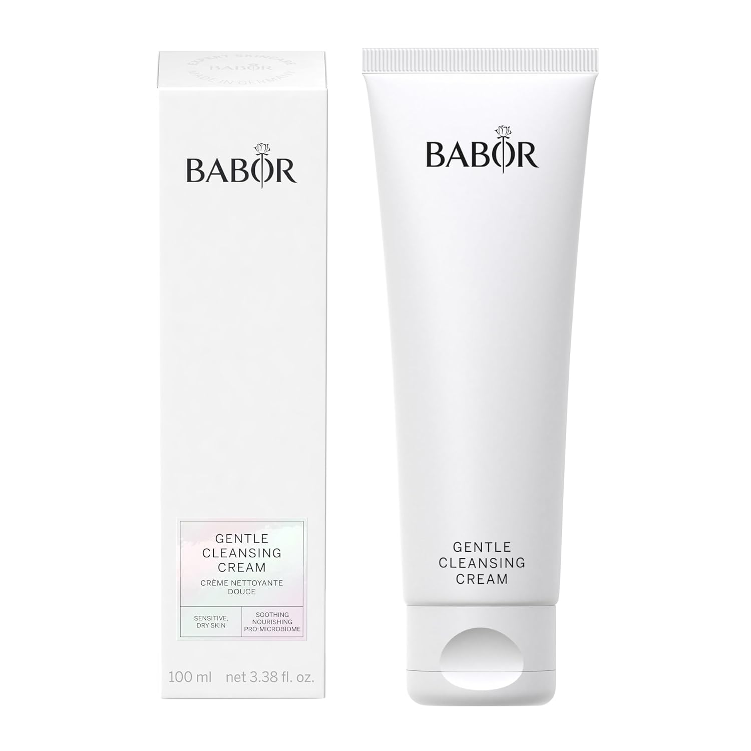 Babor Gentle Cleansing Cream For Dry And Sensitive Skin, Especially Mild, Skin-Friendly And Creamy Cleansing Lotion, Vegan Formula, Gentle Cleansing Milk, 1 X 200 Ml