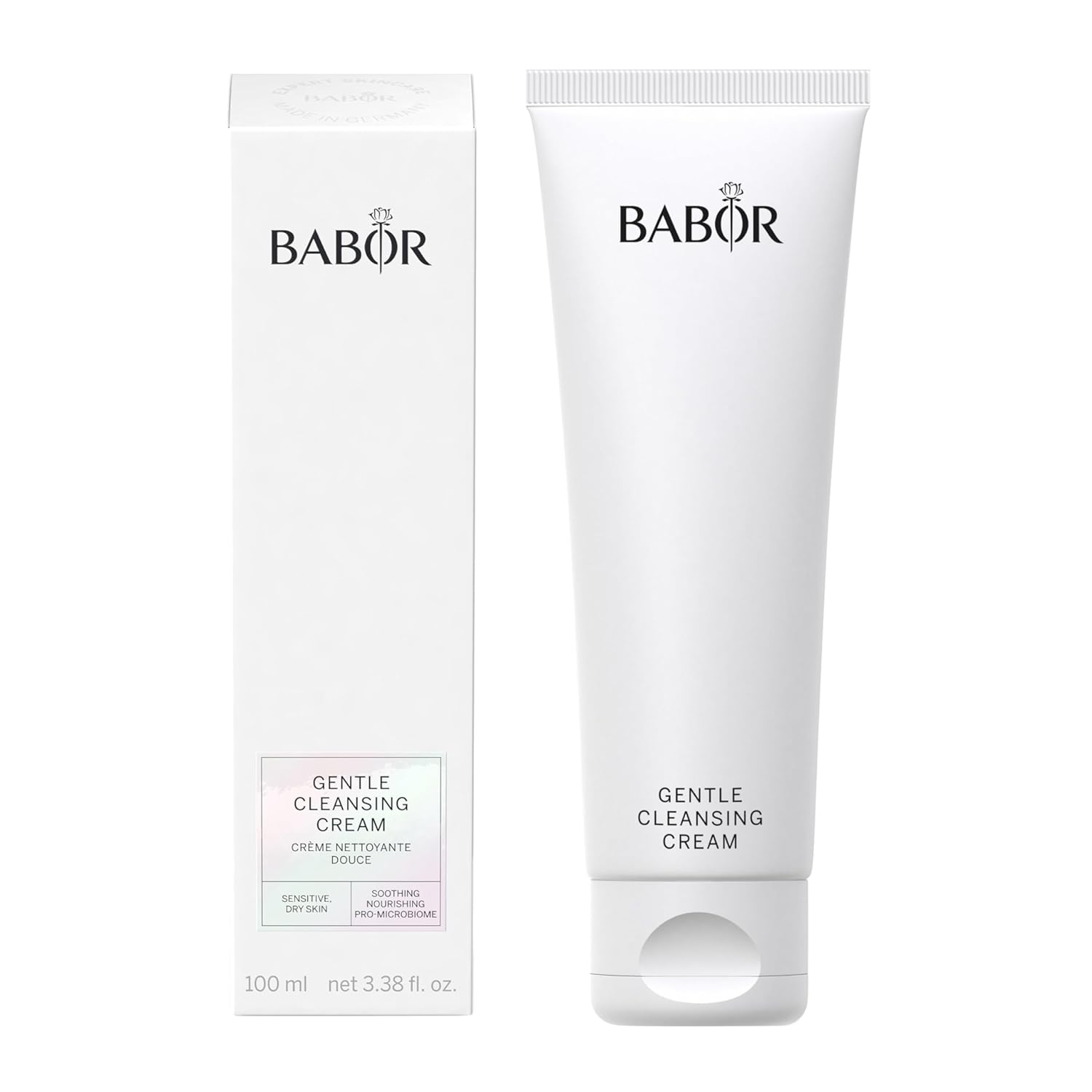 Babor Gentle Cleansing Cream For Dry And Sensitive Skin, Especially Mild, Skin-Friendly And Creamy Cleansing Lotion, Vegan Formula, Gentle Cleansing Milk, 1 X 200 Ml