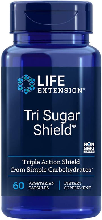 Tri Sugar Shield, 60 Vcaps (Pack of 3)