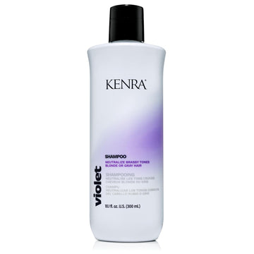 Kenra Violet Shampoo | Eliminates Brassy Tones | Purple Pigment + Deposit | Neutralizes Yellow | Moisturizes Processed Hair | Enhances Vibrancy Of Blonde Or Gray Hair | Color Safe