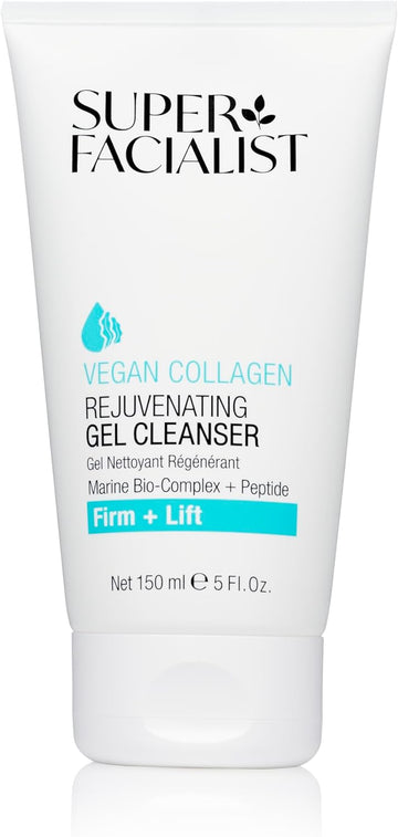 Super Facialist Vegan Collagen Super Smooth Day Cream - Super Smooth Day Cream, Firming, Smoothing & Plumping, Copper, Antioxidant-Rich Hibiscus, Peptide, Gentle Face Care, Vegan Friendly, 50Ml