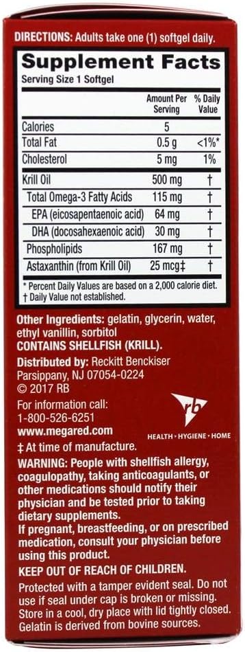 Schiff Vitamins Mega Red Extra Strength 45 Sgel