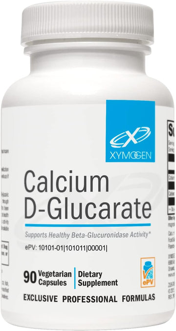 XYMOGEN Calcium D-Glucarate 500mg - Supplement to Support Healthy Deto