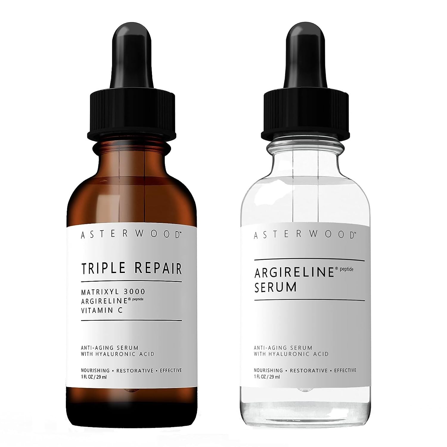 ASTERWOOD NATURALS Triple Repair Matrixyl 3000 and Argireline Peptide 1 oz : Beauty & Personal Care