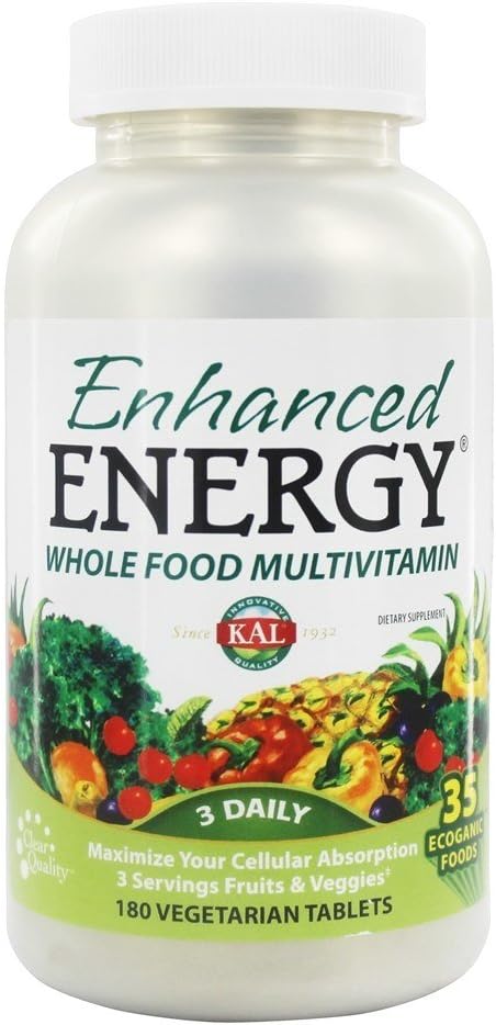 Kal - Enhanced Energy - 180 Tablets