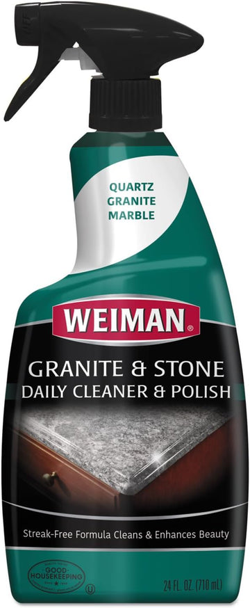 Weiman Disinfectant Granite Daily Clean & Shine, 24 Fl Oz (Pack of 1)