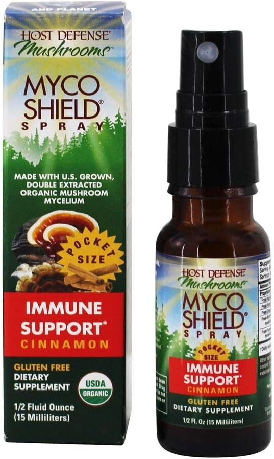 MycoShield Spray Cinnamon Fungi Perfecti/Host Defense 0.5   Liq