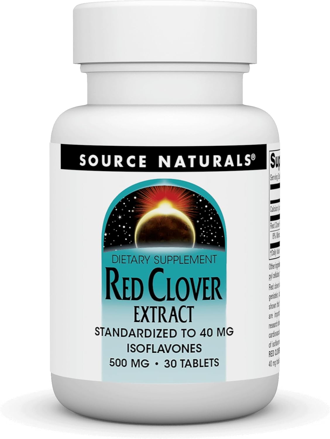 Source Naturals Red Clover Extract, 500 Mg Tablet, 30 Count