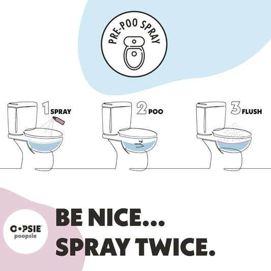 Pre Poop Spray - 4 Pack Flower Citrus, Natural Pre Poo Toilet Spray for Bathrooms, Trap Odors & Eliminate Embarrassment, 2oz Travel Size Pre Poo Air Freshener Spray