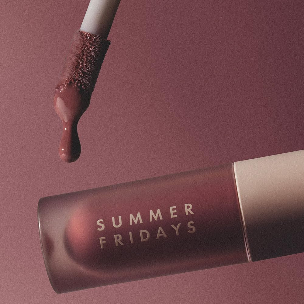 Summer Fridays Dream Lip Oil - Tinted Lip Oil With Moisturizing Sheer Coverage, High-Shine And Deep Hydration - Non-Sticky Formula For Long-Lasting Softness - Blush Dreams (0.15 Oz) : Beauty & Personal Care